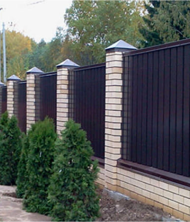 заборы из профлиста в Чите