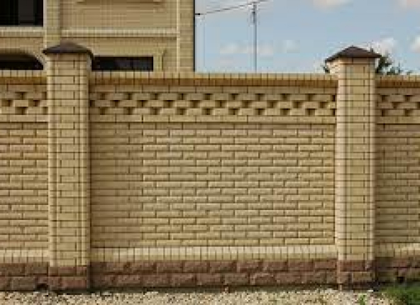 Кирпичные заборы в Чите под ключ