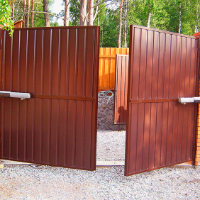 распашные ворота