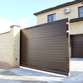 откатные ворота
