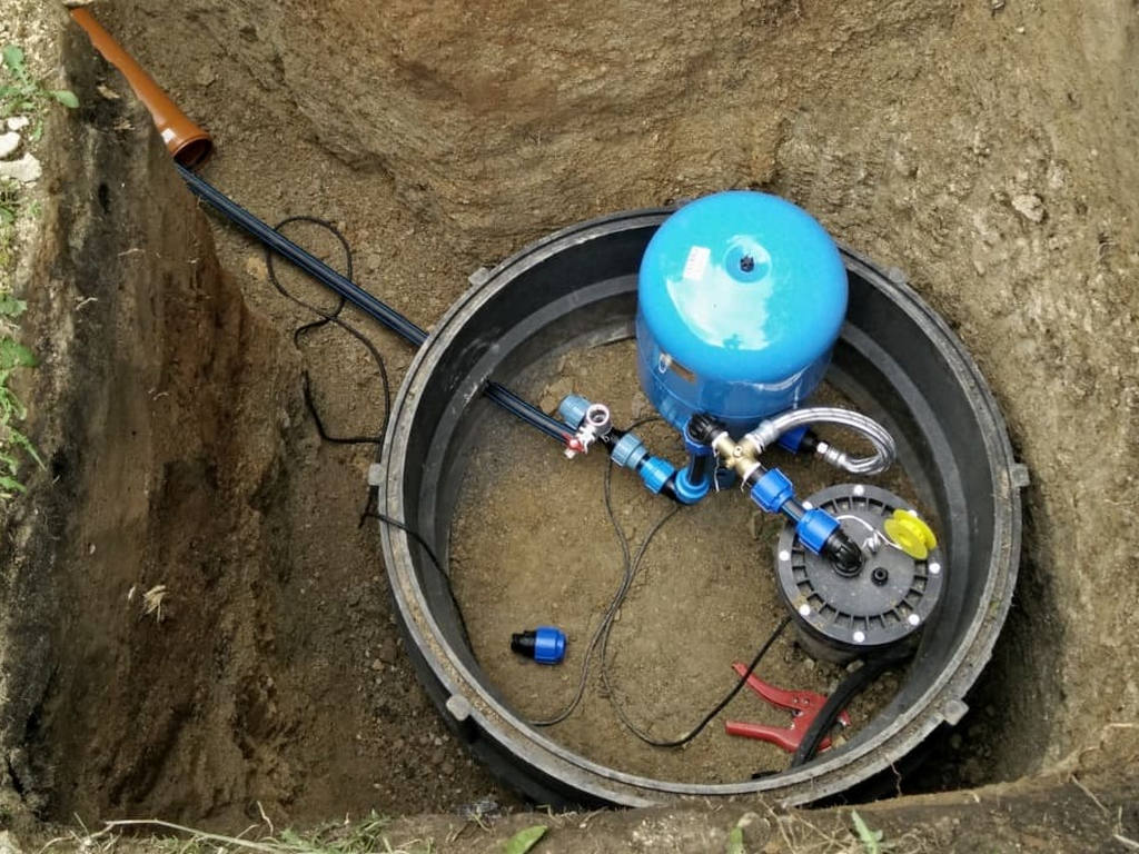 скважина на воду под ключ с кессоном