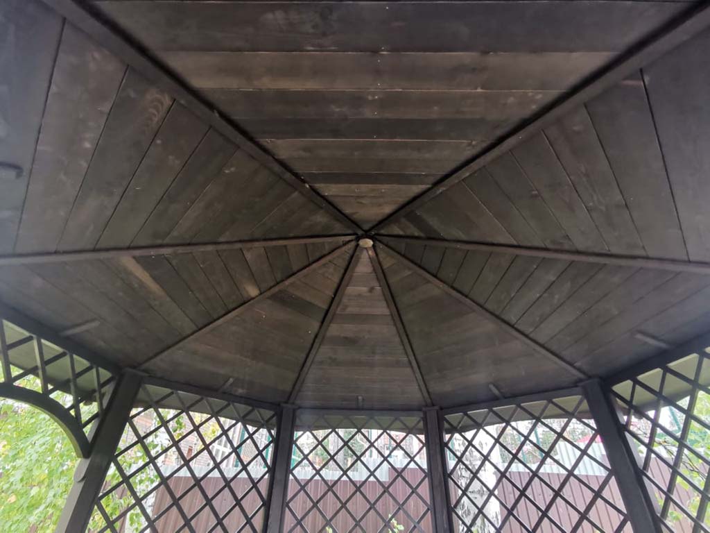 деревянная беседка под ключ фото