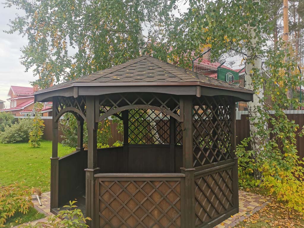 беседка на дачу под ключ заказать строительство беседки
