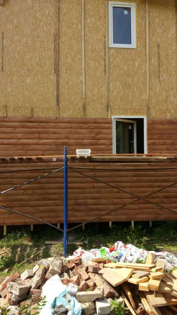 отделка сайдингом под ключ частного дома