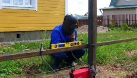 монтаж забора этапы